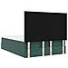 Struttura Letto Pouf con Materassi 140x200 cm in Velluto - Foto miniatura 9