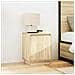 Comodini con Luci a LED 2 pz Rovere Sonoma 38x34x50 cm - Foto miniatura 4