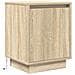 Comodini con Luci a LED 2 pz Rovere Sonoma 38x34x50 cm - Foto miniatura 7