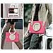 Custodia Per Ipad 9/8 10.2” Con Supporto E Tracolla Rosa - Foto miniatura 3