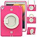 Custodia Per Ipad 9/8 10.2” Con Supporto E Tracolla Rosa - Foto miniatura 4