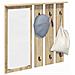 Appendiabiti a muro con specchio rovere sonoma 84 x 10 x 80 cm - Foto miniatura 3