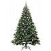 Albero di Natale artificiale con 300 LED Verde 180 cm PE e PVC - Foto miniatura 4