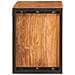 Portabottiglie 100 x 45 x 33 cm Legno di Acacia Massello - Foto miniatura 5