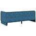 Cornice del letto ad angolo Blu 80 x 200 cm Velluto - Foto miniatura 7
