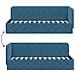 Cornice del letto ad angolo Blu 80 x 200 cm Velluto - Foto miniatura 9