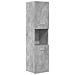 Set Mobili da Bagno 4 pz Grigio Cemento in Legno Multistrato - Foto miniatura 5