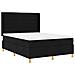 Letto a molle con materasso Nero 140 x 200 cm Tessuto - Foto miniatura 4