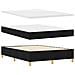 Letto a molle con materasso Nero 140 x 200 cm Tessuto - Foto miniatura 5