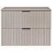 | Mobiletto - 80 cm | Beige opaco - tonalità cachemire | L /H /D 80/57/46 cm | Piano beige, mobili bagno, mobiletto - Foto miniatura 9