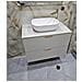 | Mobiletto - 80 cm | Beige opaco - tonalità cachemire | L /H /D 80/57/46 cm | Piano beige, mobili bagno, mobiletto - Foto miniatura 10