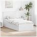 Struttura del letto Bianco 90 x 190 cm Legno multistrato - Foto miniatura 2