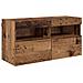 Unità a muro per TV con LED 5 pcs Legno vecchio 80 x 30 x 40 cm - Foto miniatura 8
