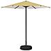 Ombrello da giardino 230 x 230 cm Poliestere Rettangolare - Foto miniatura 1