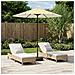 Ombrello da giardino 230 x 230 cm Poliestere Rettangolare - Foto miniatura 5