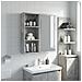 Armadio da bagno a muro Grigio Cemento 30 x 14 x 70 cm - Foto miniatura 2