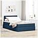 Letto con contenitore e materasso con testiera Blu 120 x 190 cm - Foto miniatura 2