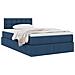 Letto con contenitore e materasso con testiera Blu 120 x 190 cm - Foto miniatura 3