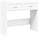 Tavolo consolle Bianco 90 x 35 x 80 cm Legno ingegnerizzato - Foto miniatura 1