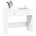 Tavolo consolle Bianco 90 x 35 x 80 cm Legno ingegnerizzato - Foto miniatura 2