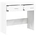 Tavolo consolle Bianco 90 x 35 x 80 cm Legno ingegnerizzato - Foto miniatura 3