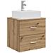 Set di mobili per il bagno 5 pcs Rovere Artigianale - Foto miniatura 5