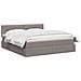 Letto con contenitore LED e materasso Tortora 180 x 200 cm - Foto miniatura 3