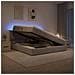 Letto con contenitore LED e materasso Tortora 180 x 200 cm - Foto miniatura 4