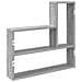 Scaffale da parete Sonoma grigio 60 x 11 x 60 cm - Foto miniatura 6
