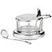62970 - Piatto per parmigiano con cucchiaio e base in acciaio inox - Foto miniatura 1