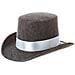 Cappello grigio con nastro grigio 59 cm - Foto miniatura 1