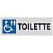 Cartelli segnaletici adesivi Pubblicentro - toilette disabili - 15909690ADB0150X0050 - Foto miniatura 2