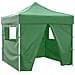 Tenda Pieghevole Verde 3 x 3 m con 4 Pareti - Foto miniatura 1