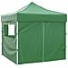 Tenda Pieghevole Verde 3 x 3 m con 4 Pareti - Foto miniatura 4