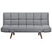 Divano Letto In Tessuto Grigio Chiaro Ingaro - Foto miniatura 6