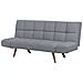Divano Letto In Tessuto Grigio Chiaro Ingaro - Foto miniatura 14