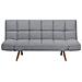 Divano Letto In Tessuto Grigio Chiaro Ingaro - Foto miniatura 1
