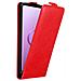 Custodia Compatibile Con Samsung Galaxy S9 Plus In Rosso Mela - Coperchio Protettivo In Design Flip Con Chiusura Magnetica - Foto miniatura 4