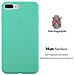 Custodia Compatibile Con Apple Iphone 8 Plus / Iphone 7 Plus / Iphone 7s Plus In Frosty Verde - Hard Case Coperchio Protettivo In Frosted Look Contro I Graffi E Gli Urti - Foto miniatura 5