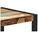 Tavolo Consolle 150x35x76 Cm In Legno Massello Di Recupero - Foto miniatura 4