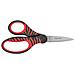 Forbici Per Bambini, A Partire Da 8 Anni, Lunghezza 18 Cm, Per Destrorsi E Mancini, Lame In Acciaio Inossidabile / impugnature In Plastica, Nero / rosso, 1027423 - Foto miniatura 1
