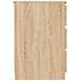 Scrivania Rovere Sonoma 140x50x77 cm in Legno Multistrato - Foto miniatura 5