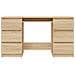 Scrivania Rovere Sonoma 140x50x77 cm in Legno Multistrato - Foto miniatura 6