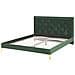 Letto In Velluto Verde 160 X 200 Cm Limoux - Foto miniatura 13