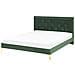 Letto In Velluto Verde 160 X 200 Cm Limoux - Foto miniatura 1
