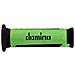 Coppia Manopole Modello Turismo In Gomma Bicolore Verde / Nero Per Moto Stradali / Scooter Lunhezza: 120 Mm Codice Prodotto A35041c4044c7-0 - Foto miniatura 1