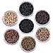 200pcs Lot 30 Millimetri Silicone Nano Micro Anelli Link Per Lestensione Dei Capelli (1 Nero)  - Foto miniatura 1