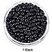 200pcs Lot 30 Millimetri Silicone Nano Micro Anelli Link Per Lestensione Dei Capelli (1 Nero)  - Foto miniatura 2