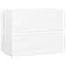Mobile Lavabo Bianco 60x38,5x45 cm in Legno Multistrato - Foto miniatura 1