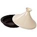 Tajine Pentola in Ceramica / Ghisa Diametro 20 cm Colore Nero e Crema - Foto miniatura 2